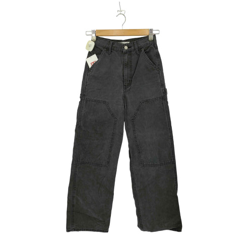 マウジー moussy HW DOUBLE KNEE STRAIGHT レディース 0
