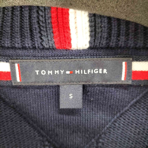 トミーヒルフィガー TOMMY HILFIGER クルーネック コットンニット セーター メンズ import:S