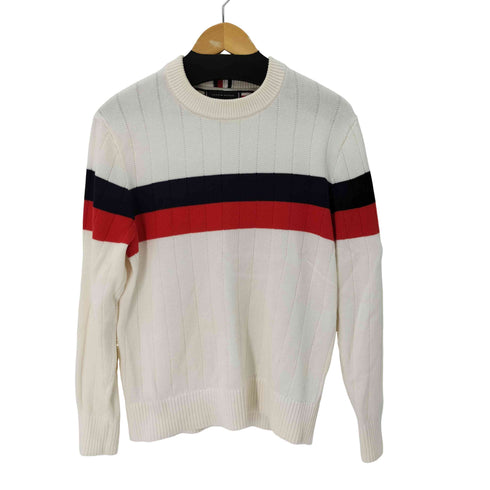 トミーヒルフィガー TOMMY HILFIGER クルーネック コットンニット セーター メンズ import:S
