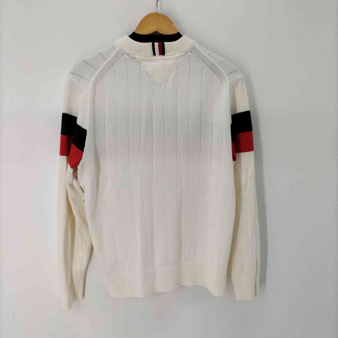 トミーヒルフィガー TOMMY HILFIGER クルーネック コットンニット セーター メンズ import:S