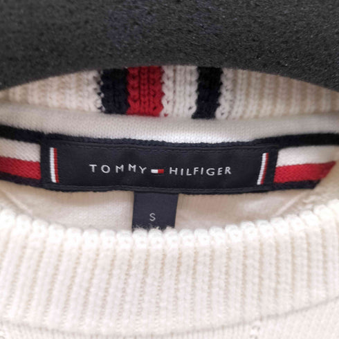 トミーヒルフィガー TOMMY HILFIGER クルーネック コットンニット セーター メンズ import:S