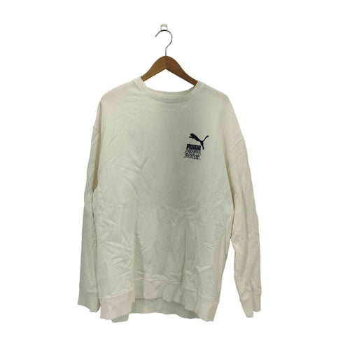 プーマ PUMA 刺繍クルーネックスウェット メンズ XL