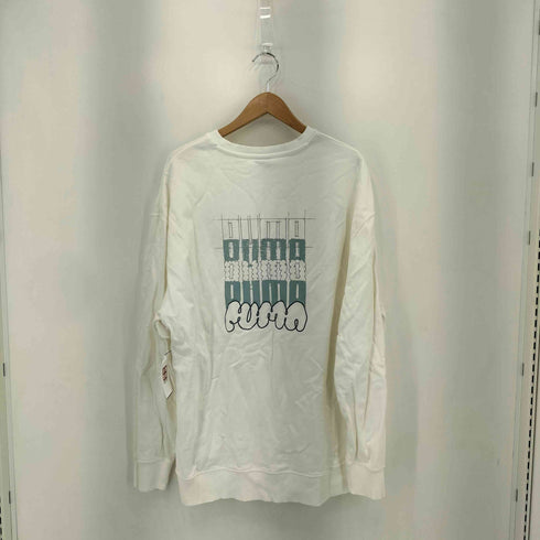 プーマ PUMA 刺繍クルーネックスウェット メンズ XL