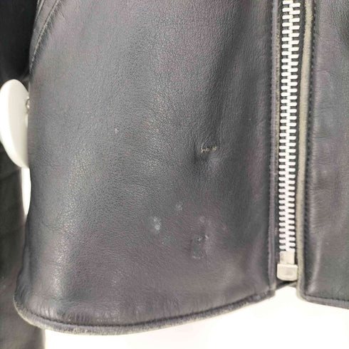 アヴィレックス AVIREX フライトジャケットラベル ダブルライダースジャケット メンズ