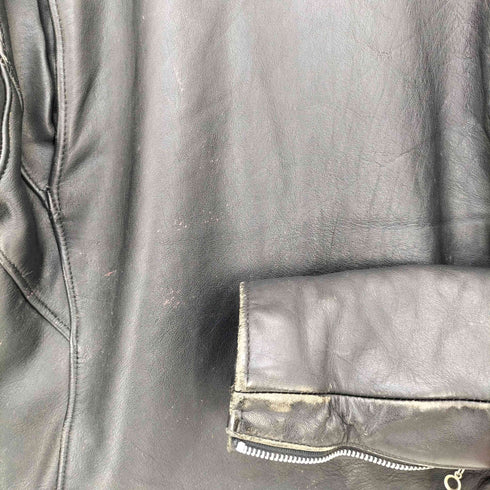 アヴィレックス AVIREX フライトジャケットラベル ダブルライダースジャケット メンズ