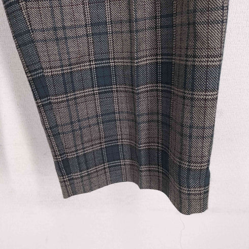 マッキントッシュフィロソフィー MACKINTOSH PHILOSOPHY ウール チェック 2タックスラックスパンツ メンズ 5