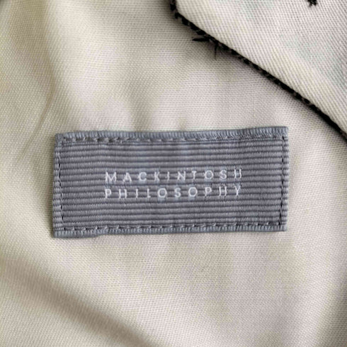 マッキントッシュフィロソフィー MACKINTOSH PHILOSOPHY ウール チェック 2タックスラックスパンツ メンズ 5