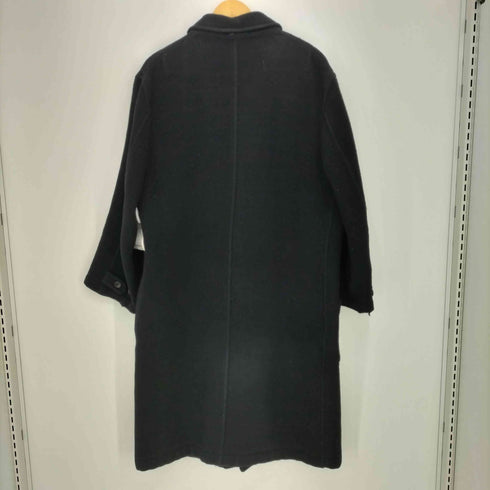 コムデギャルソンオム COMME des GARCONS HOMME 90s 96AW 田中オム 比翼ウールコットン ロングコート メンズ JPN:S
