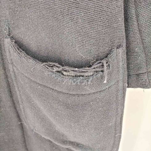 コムデギャルソンオム COMME des GARCONS HOMME 90s 96AW 田中オム 比翼ウールコットン ロングコート メンズ JPN:S