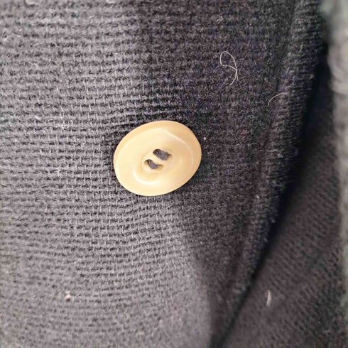 コムデギャルソンオム COMME des GARCONS HOMME 90s 96AW 田中オム 比翼ウールコットン ロングコート メンズ JPN:S