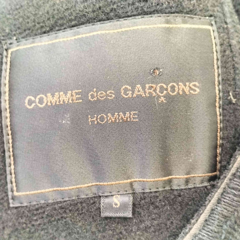 コムデギャルソンオム COMME des GARCONS HOMME 90s 96AW 田中オム 比翼ウールコットン ロングコート メンズ JPN:S