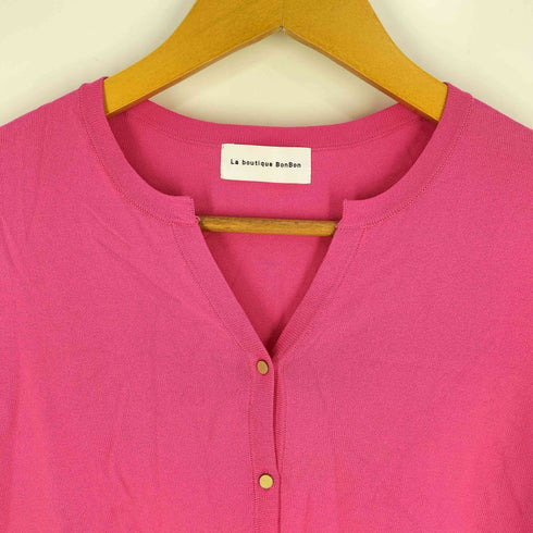 ラブティックボンボン La boutique BonBon 【手洗い可・接触冷感・UVカット】スキッパーカーディガン レディース FREE