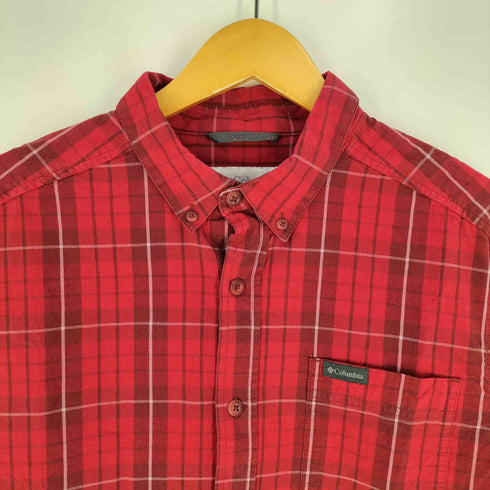 コロンビア Columbia チェック ボタンダウンシャツ メンズ import:M