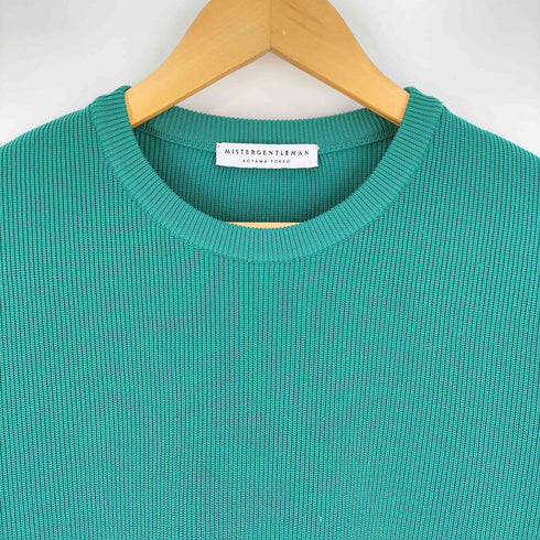 ミスタージェントルマン MR.GENTLEMAN NYLON SWITCHED KNIT ナイロンスウィッチニット メンズ import:M