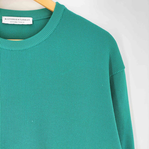 ミスタージェントルマン MR.GENTLEMAN NYLON SWITCHED KNIT ナイロンスウィッチニット メンズ import:M