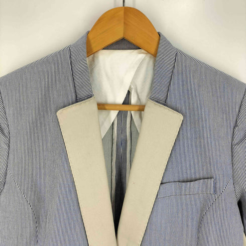 ソブ Sov. 背抜き ストライプ テーラードジャケット メンズ 38