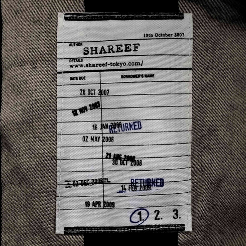 シャリーフ SHAREEF リングジップオープンカラーシャツブルゾン メンズ JPN:1