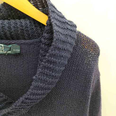 ポロバイラルフローレン Polo by RALPH LAUREN 90S 星条旗 ショールカラー ニット メンズ import:M