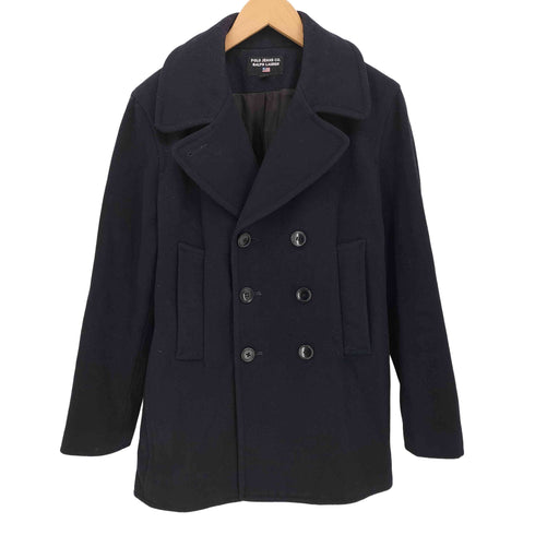 ポロジーンズカンパニーラルフローレン POLO JEANS COMPANY RALPH LAUREN USA製 裏地ロゴ刺繍 ピーコート メンズ import:S