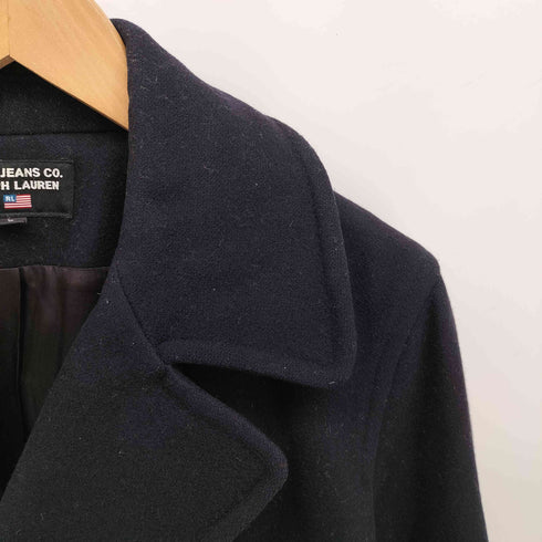 ポロジーンズカンパニーラルフローレン POLO JEANS COMPANY RALPH LAUREN USA製 裏地ロゴ刺繍 ピーコート メンズ import:S