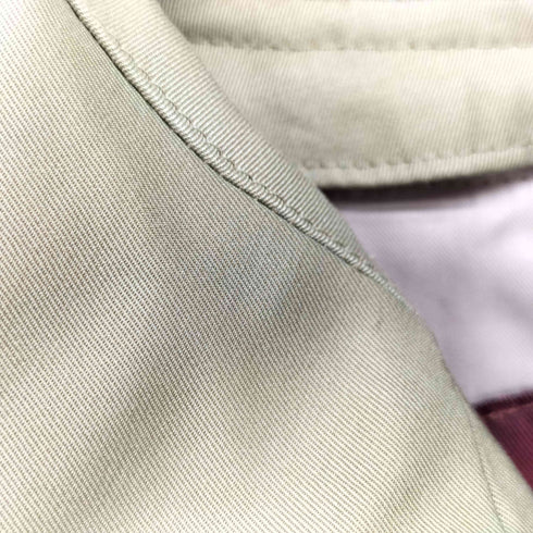 ジェイプレス J.PRESS 裏地チェック ライナー付 比翼 ステンカラーコート メンズ