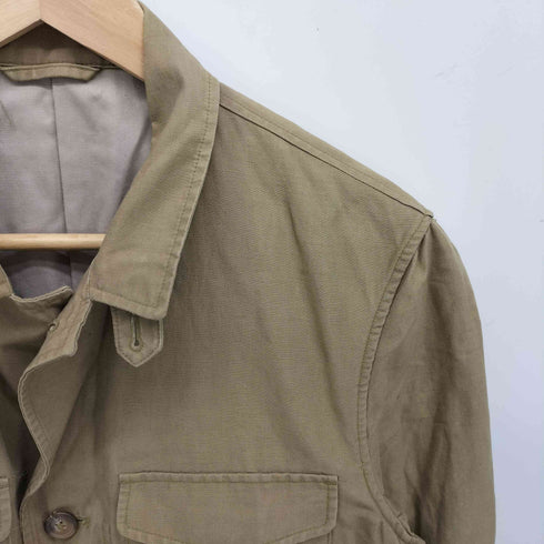 エディーバウアー Eddie Bauer Safari Jacket リネン混 サファリ ジャケット メンズ import:S