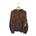 CROSSINGS FINE LINE 90s USA製 マルチカラーコットンニット メンズ JPN:XL