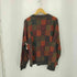 CROSSINGS FINE LINE 90s USA製 マルチカラーコットンニット メンズ JPN:XL