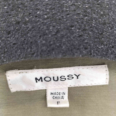 マウジー moussy COLLARLESS MILITARY JACKET レディース FREE