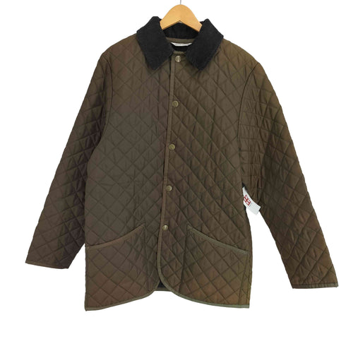 マッキントッシュ Mackintosh 90S 旧タグ スコットランド製 襟コーデュロイ キルティングジャケット メンズ UK:38