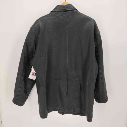 カサブランカ Casablanca 裏地 ブランケット 比翼 レザー ハーフコート メンズ import:L