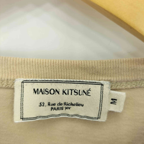 メゾンキツネ MAISON KITSUNE ダブルフォックス クルーネックTシャツ メンズ JPN:M