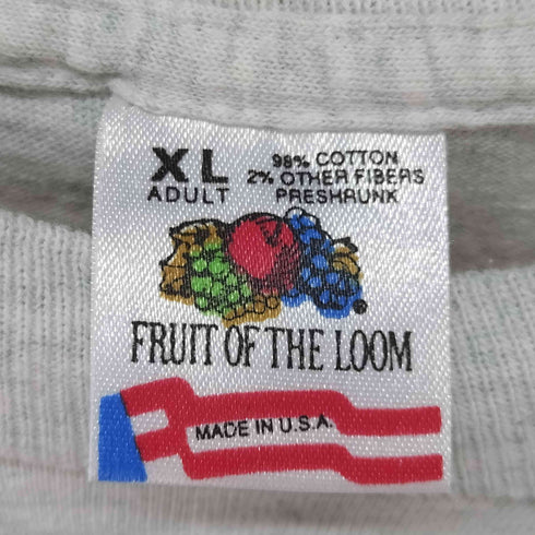 フルーツオブザルーム FRUIT OF THE LOOM 90s MADE IN USA シングルステッチ MAPLEBROOK BLAST 1992 半袖Tシャツ メンズ JPN:XL