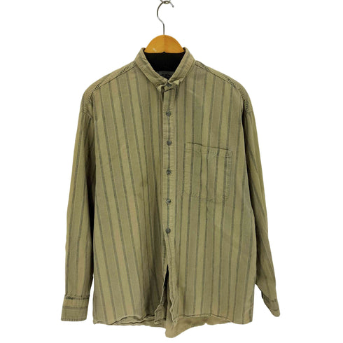 LEGENDARY BONHOMME MADE IN USA ストライプレギュラーカラーL/S シャツ メンズ JPN:L