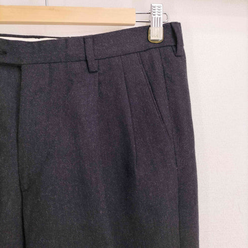 イタリア製 ウールスラックス メンズ