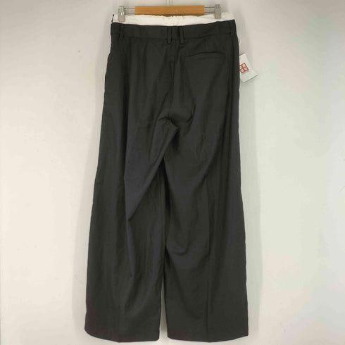 ALFRED ALEX フェイクレイヤードダブルウエストワイドスラックスパンツ メンズ JPN:M