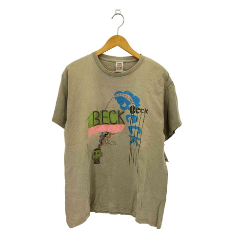 フルーツオブザルーム FRUIT OF THE LOOM 90-00s フロントプリント クルーネック半袖Tシャツ メンズ L