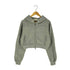 メゾンスペシャル MAISON SPECIAL Front Zip Short Hoodie レディース FREE
