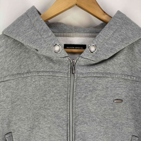 メゾンスペシャル MAISON SPECIAL Front Zip Short Hoodie レディース FREE
