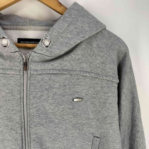 メゾンスペシャル MAISON SPECIAL Front Zip Short Hoodie レディース FREE