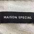 メゾンスペシャル MAISON SPECIAL Front Zip Short Hoodie レディース FREE