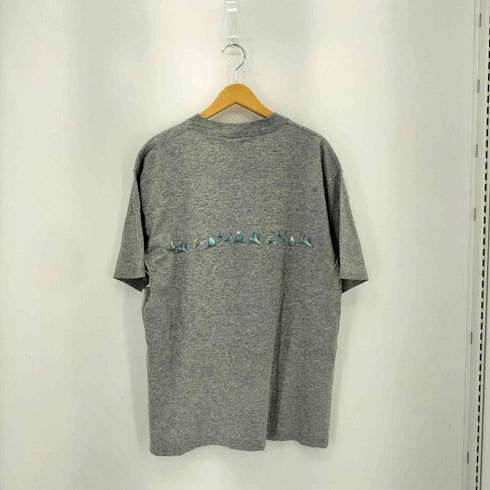 ADVANCE TEES 90s ベルギー製 シングルステッチ フィッシュプリント クルーネック半袖Tシャツ メンズ XL