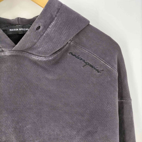 メゾンスペシャル MAISON SPECIAL 23AW Short Hoodie プルオーバーパーカー レディース FREE