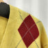 バラクータ BARACUTA アーガイル柄 ウールカシミヤ カーディガン メンズ L
