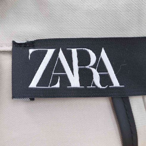 ザラ ZARA ポケット付きフルイド地シャツジャケット レディース import:XS