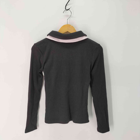 ARVELLIA DOUBLE COLLAR RIB KNIT レディース import:M