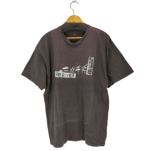 シークエル SEQUEL プリントS/Sカットソー フェード加工 メンズ JPN:XL