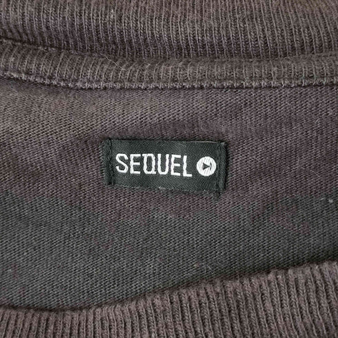 シークエル SEQUEL プリントS/Sカットソー フェード加工 メンズ JPN:XL