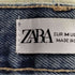ザラ ZARA デニムパッチワークTRFスカート レディース M