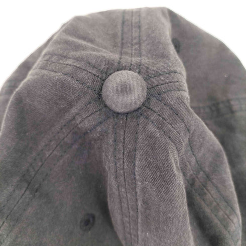 Something Quiet Threatens ロゴ刺繍 ベースボールキャップ メンズ